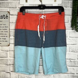 Goodfellow & Co Board Shorts Swim Trunks Bathing Suit Waist 28”